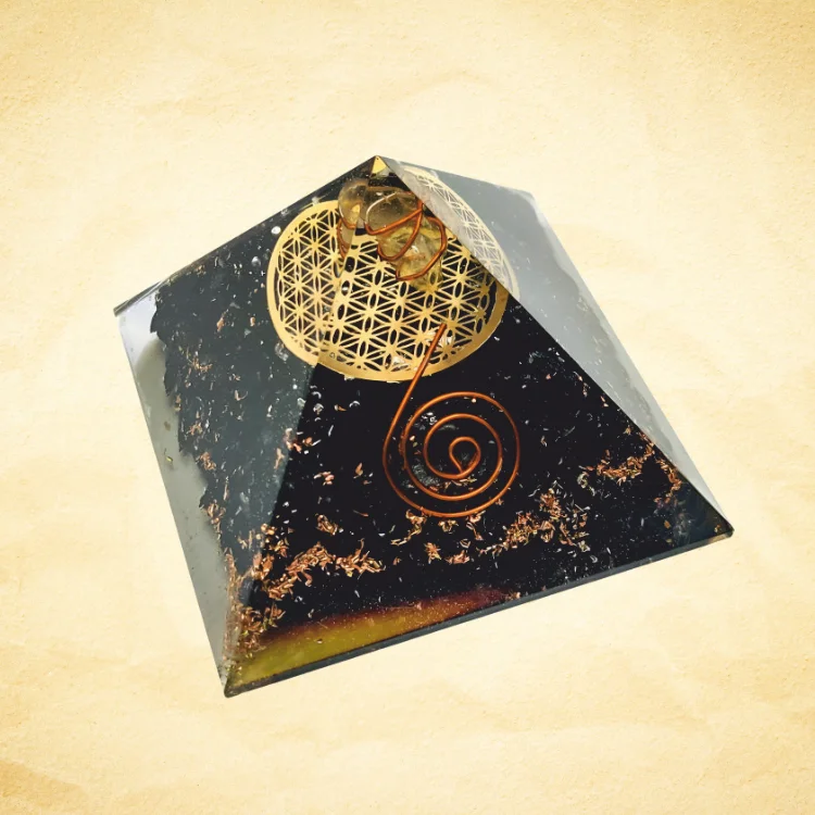 Zen Black Tourmaline Crystal Pyramid